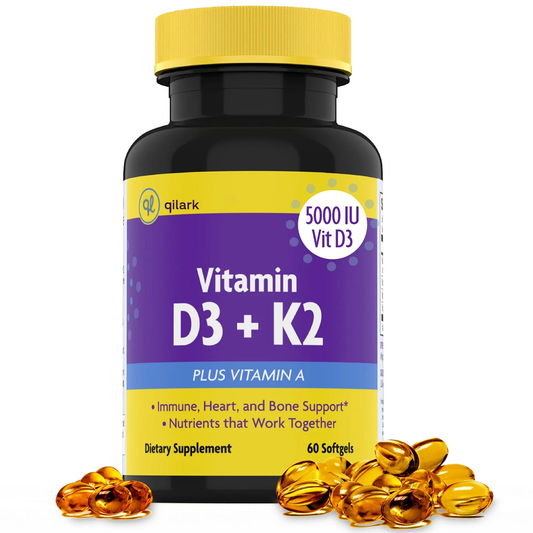 Qilark Vitamin D3 + K2 (with Vitamin A)